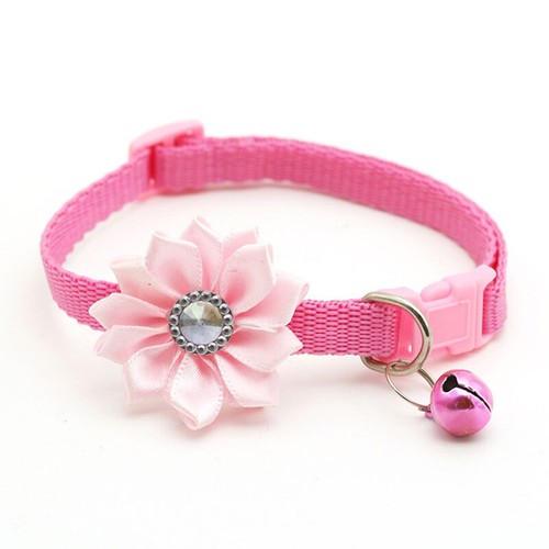 2pcs Pet Puppy Cat Dog Collar with Bell Adjustable Neck Strap Belts - Picture 5 of 23