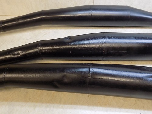 Kawasaki H1 500 Triple Exhaust Pipe Set 1974 j - Picture 4 of 22