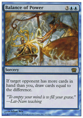 balance mtg card Magic the Gathering MTG Balance of Power (62) Eighth Edition LP
