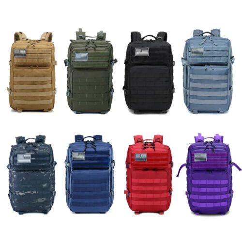 50L Man/Women Hiking Trekking Bag Tactical Backpack Outdoor Travel Camping - Picture 6 of 37