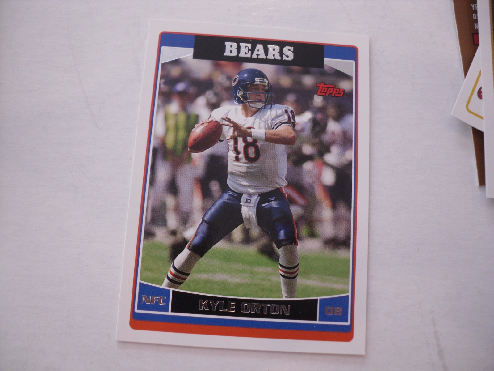 2006 Topps 171 Kyle Orton  Chicago Bears  Football Card