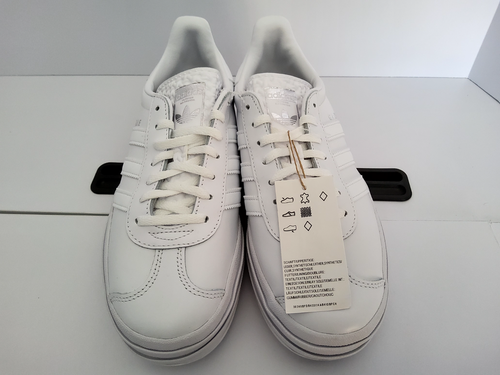 adidas Womens Gazelle Bold Sneaker, Triple White, IE5130, Size 8.5 New W/out Box - Picture 2 of 13