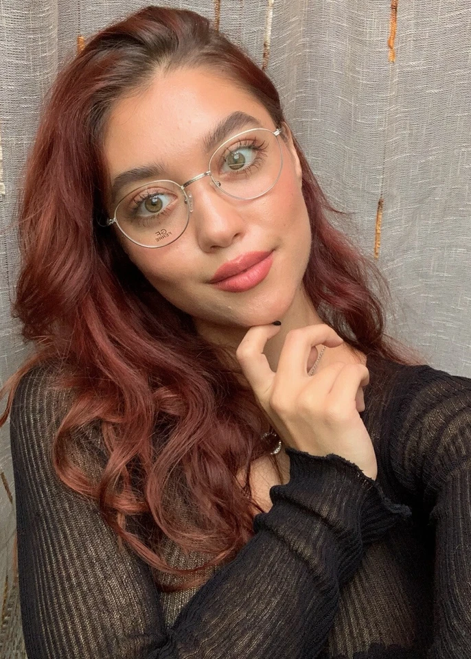 New Gianfranco Ferre GFFR583 Round Silver Women's Men's Eyeglasses Frame - Image 2 of 4