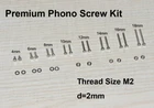 Fixing Screw Kit M2 Stainless Steel /Cartridge/Mounting for Thorens TP Headshell