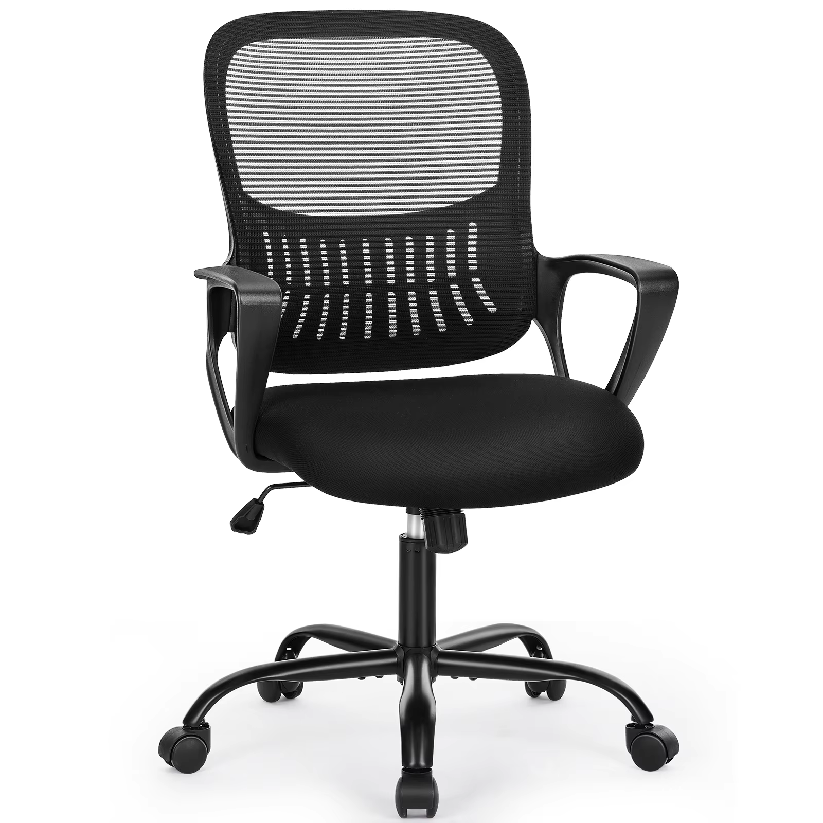 Ergonomic Mesh Office Desk Chair with Adjustable Height, Swivel & Rolling Wheels
