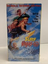 Sealed Rare Surf Ninjas (VHS, 1993) Leslie Nielsen Ernie Reyes Jr. Rob Schneider