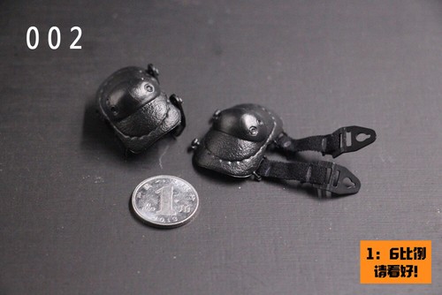 1/6 Soldier Accessories Knee Pads Elbow Pads Model for 12" Action Doll Toys - Picture 7 of 7