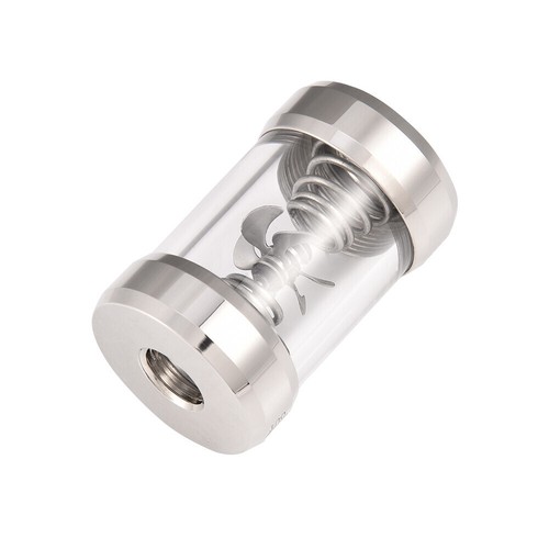 G1/4 Threaded Computer Water Cooling System Flow Meter Indicator Metal Replaceme - Afbeelding 3 van 7