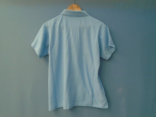 NEW RUSSELL LADIES POLO SHIRTS PK OF 2 -SIZE- L- COLOUR -SKY-(STOCK CLEARANCE ) - Picture 2 of 4
