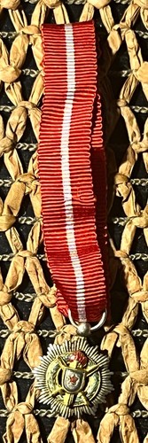 Yugoslav miniature of order for military merit first class SFRY Yugoslavia - Picture 4 of 9