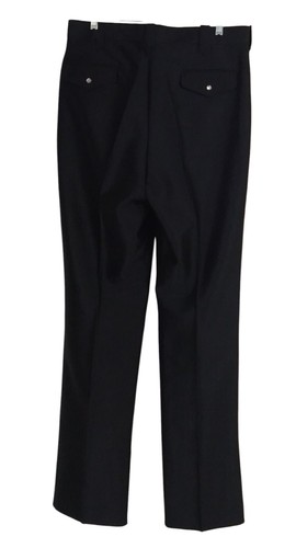 Pantaloni Rockabilly Cowboy NUOVI Eleganti Western Wear Nero Lucido Perla Snap 35X34 - Foto 4 di 8