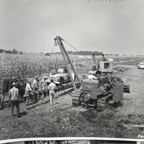 8 1950s Texas International Harvester 8x10 Photos Building Pipeline Original - Picture 8 of 16