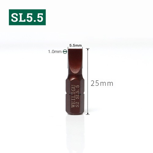 Mini Magnetic Screwdriver Bit Phillips Torx Slotted Hex Security Bits 1/4" Hex - Picture 29 of 45