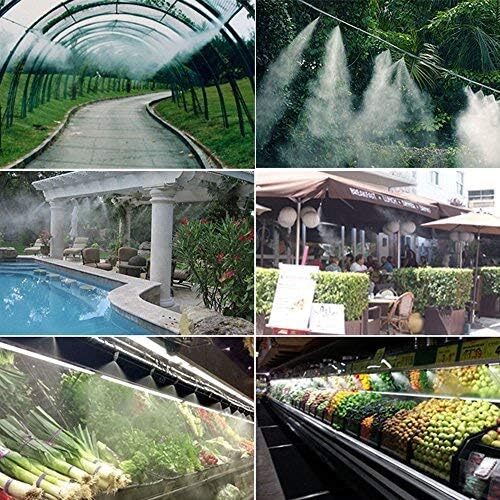 20 Pack Brass Misting Nozzles Tees, Spray for Greenhouse... - Bild 5 von 7