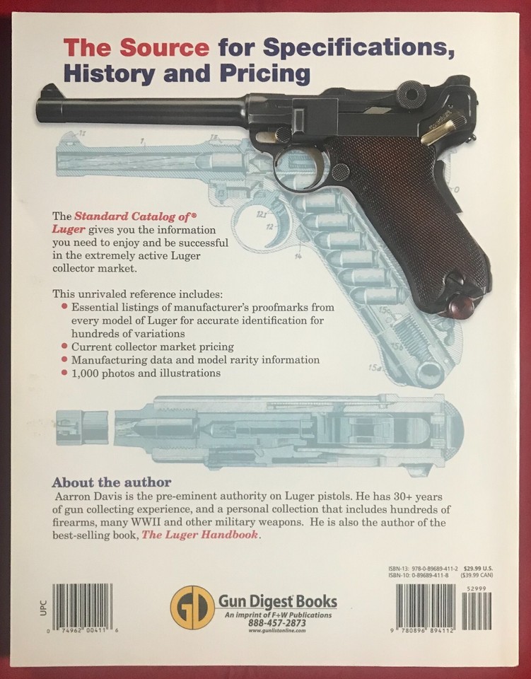 Standard Catalog of Luger Identification & Pricing, Aarron M. Davis
