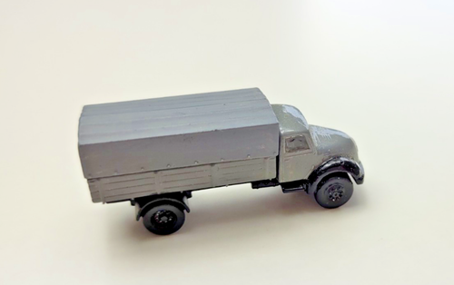 Spur N MZZ/WKF 1:160 LKW PRITSCHE Plane Magirus Weißmetall Kleinserie - Bild 4 von 7