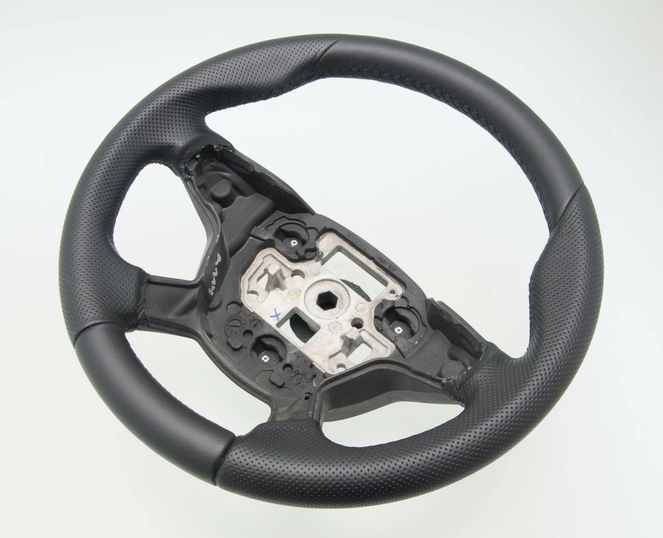 Lenkrad beziehen mit Leder für Ford Focus 3 JAHR 2012 NEU LEDER - Bild 4 von 4