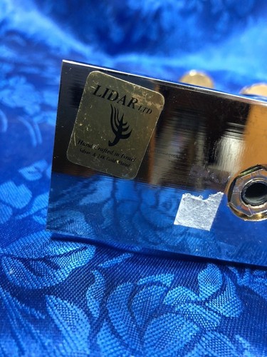 Beautiful Pair of Modernist Design by LIDAR 24 KT Gold Plated Candle Holders  - Picture 4 of 4