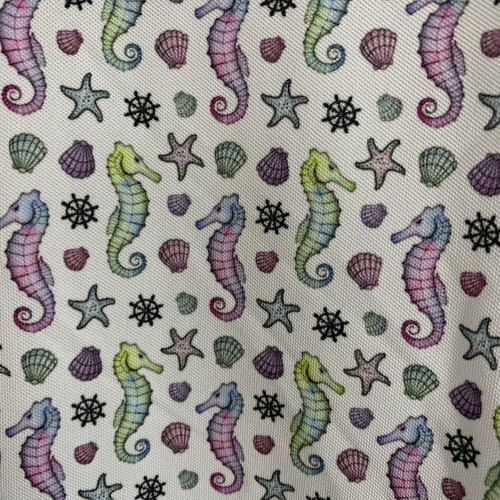 Bobby Jones Women's size M Polo X-H20 Seahorses Starfish Shells Shirt - Picture 6 of 6