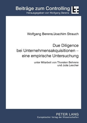 Thumbnail - Wolfgang Berens Due Diligence Bei Unternehmensakquisitionen - Eine