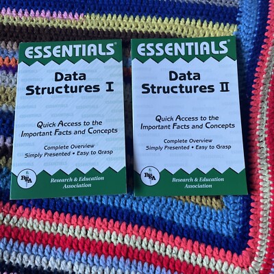 Essentials Study Guides: Data Structures I + II - Research and Education Assoc