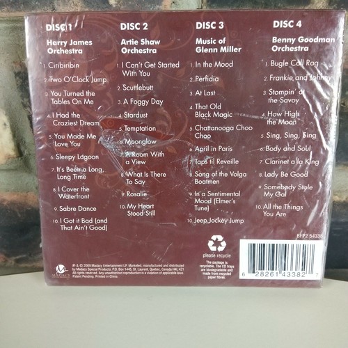 The Best Of Big Bands 4 CD's Harry James Artie Shaw Glenn Miller Benny Goodman - Imagen 2 de 4