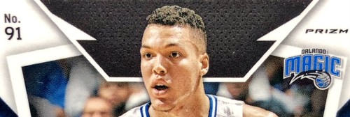 2014-15 Select Aaron Gordon BLUE WAVE PRIZM SSP (Silver Holo) Rookie Card No. 91 - Picture 9 of 10