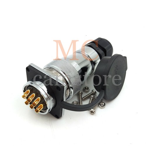 WF28 10Pin Waterproof Connector IP65 wielded Electrical Aviation Bulkhead Plug - Picture 6 of 6