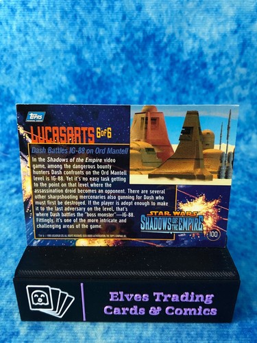 Star Wars: Shadows of the Empire SINGLE Non-Sport Trading Card by Topps 1996 - Picture 168 of 170