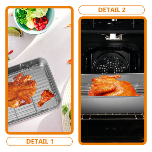 1 Set Barbecue Plate Portable Camping Grilling Plate Multi-function Draining - Picture 5 of 12