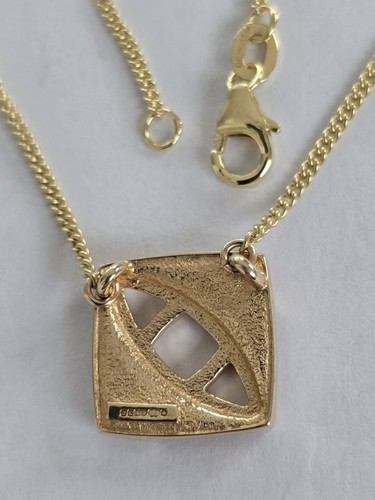 Scatola con ciondolo Ola Gorie Alba in oro giallo 9 ct 18" - Foto 2 di 5