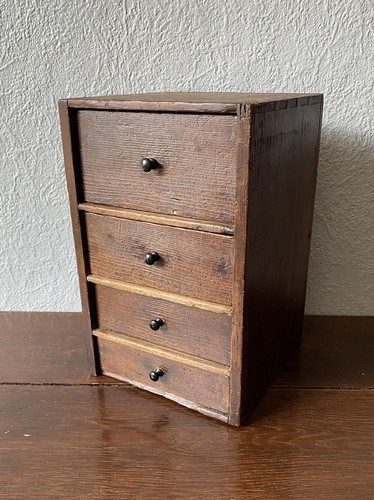 Antique Victorian Miniature Clockmakers wooden drawers Naive / Folk C1830 - Picture 2 of 9