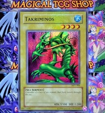 Yugioh Takriminos MP1-006 Super Rare McDonald's Promo Holo Bleed Konami 2002 NM