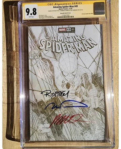 Amazing Spider-Man 49 vol 5 (SS CGC 9.8) NM/MT (Joe Quesada Sketch Cvr) 2020 x3