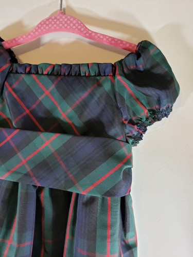 American Living Girls Red, Green, Blue and Black Plaid Dress Size 18 M Lined - Picture 3 of 7