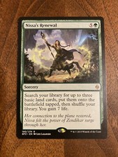 MTG Nissa's Renewal Battle for Zendikar 180/274 Regular Rare