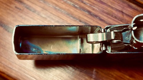 Unfired Vintage 1998 Zippo Fly Fishing Fisherman Chrome Lighter Bass Trout - Picture 7 of 7