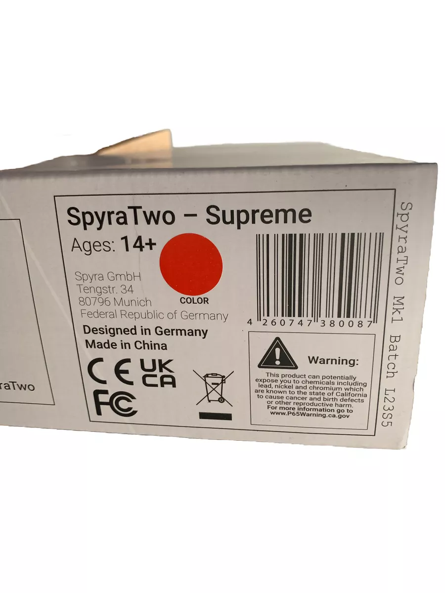 Supreme x Spyra Two Limited Edition Water Blaster Red - Brand New