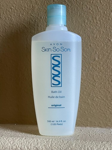 VINTAGE Avon SKIN SO SOFT Original BATH OIL 16.9 fl oz 500 ml OLD STOCK