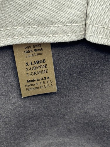 Vintage Orvis Lite Felt 100% Wool Fedora Fishing Hat Packable Size XL Made USA - Picture 8 of 10