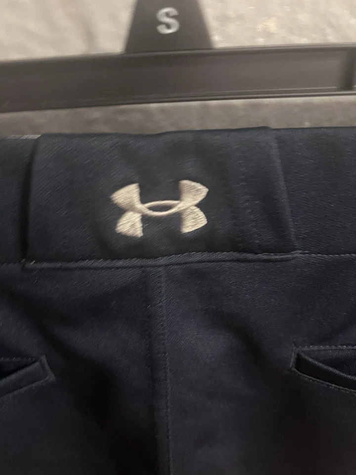 Under Armour Cropped Blue Softball Pant Youth Girls Size Youth Large - Image 3 of 4