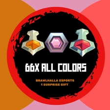 Brawhalla 66x All Color Pack | 66x Esports V5 color , V6 color ,and CCV2 color