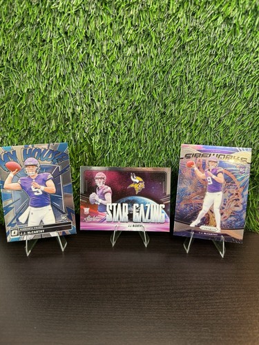 MINNESOTA VIKINGS 2024 OPTIC, DONRUSS, PREMIUM LOT; JJ MCCARTHY - 第 2/6 張圖片