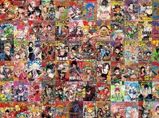 1050 Anime Manga Magazine Covers | Anime Collage Kit | Manga Collage Kit JPG