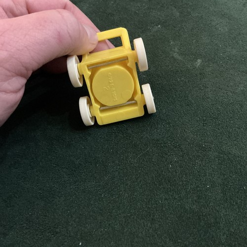 Vintage Fisher Price Little People Yellow STROLLER BABY NURSERY PRAM BUGGY #761 - Bild 15 von 21