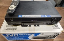 JVC HR-S4800U S-VHS SVHS Video Cassette Player Recorder w/Remote-Tested/Working