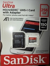 SanDisk Ultra 256GB Class 10 - SDXC Memory Card - With Adapt SDSQUA4-256G-GN6MA 