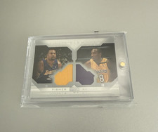 03-04 Upper Deck Finite Elements Dual Warmups Kobe Bryant/Derek Fisher Game Used