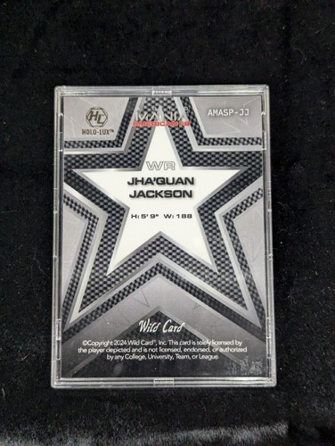 Comodín Auto Mania Holo-Lux Jha'quan Jackson 21/25 2024 como nuevo - Imagen 4 de 4