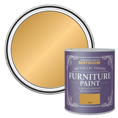 Rust-Oleum Metallic Finish Möbellack verschiedene Farben 750ml